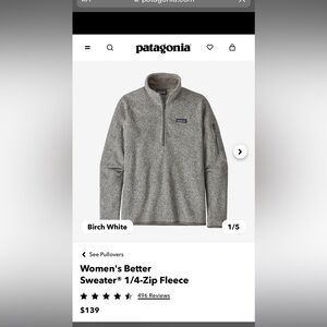 Women's Better Sweater® 1/4-Zip Fleece worn hand full of times